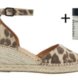 Via Vai VIA VAI Espadrilles Flora Braid 58122-05-315 Luipaard