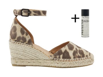 Via Vai VIA VAI Espadrilles Flora Braid 58122-05-315 Luipaard