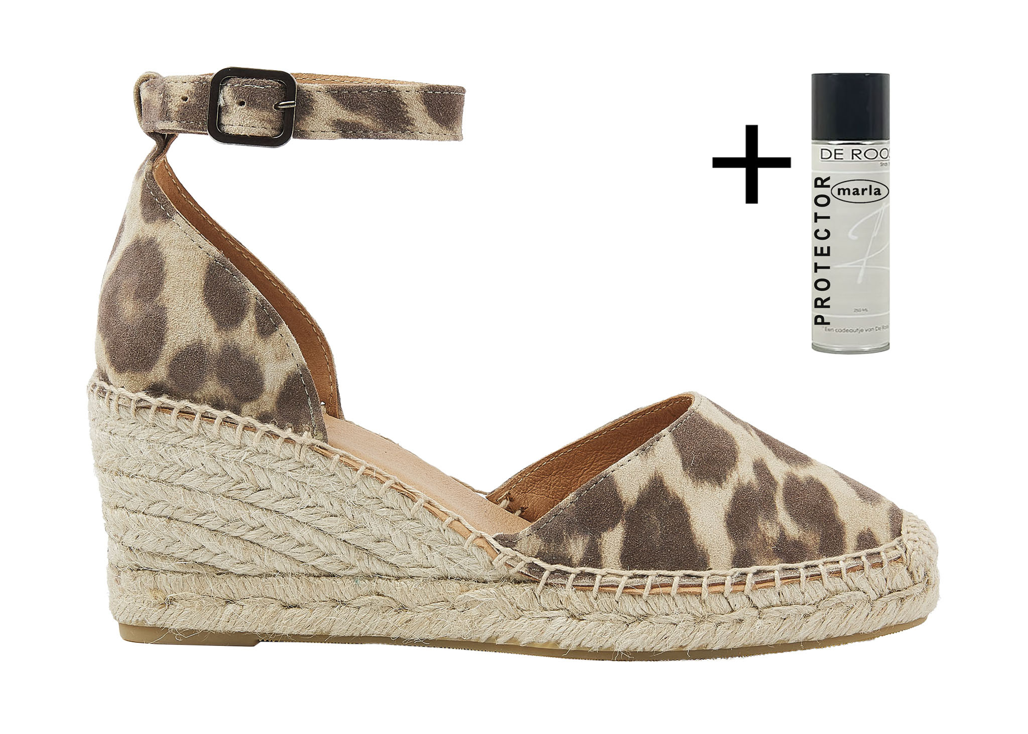 Via Vai VIA VAI Espadrilles Flora Braid 58122-05-315 Luipaard