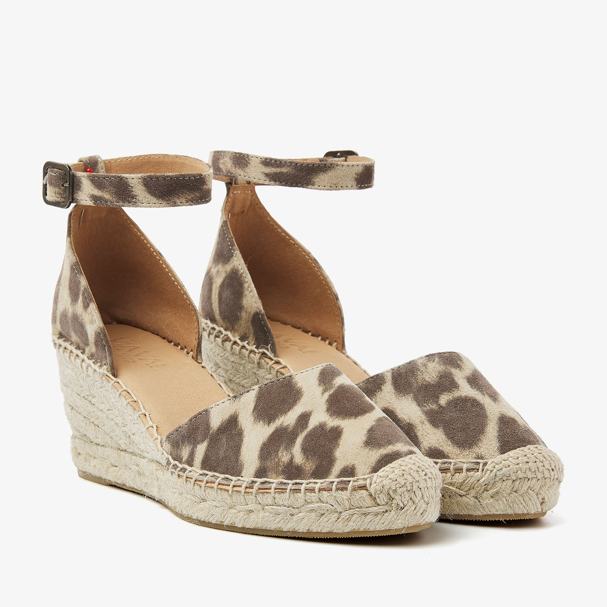 Via Vai VIA VAI Espadrilles Flora Braid 58122-05-315 Luipaard