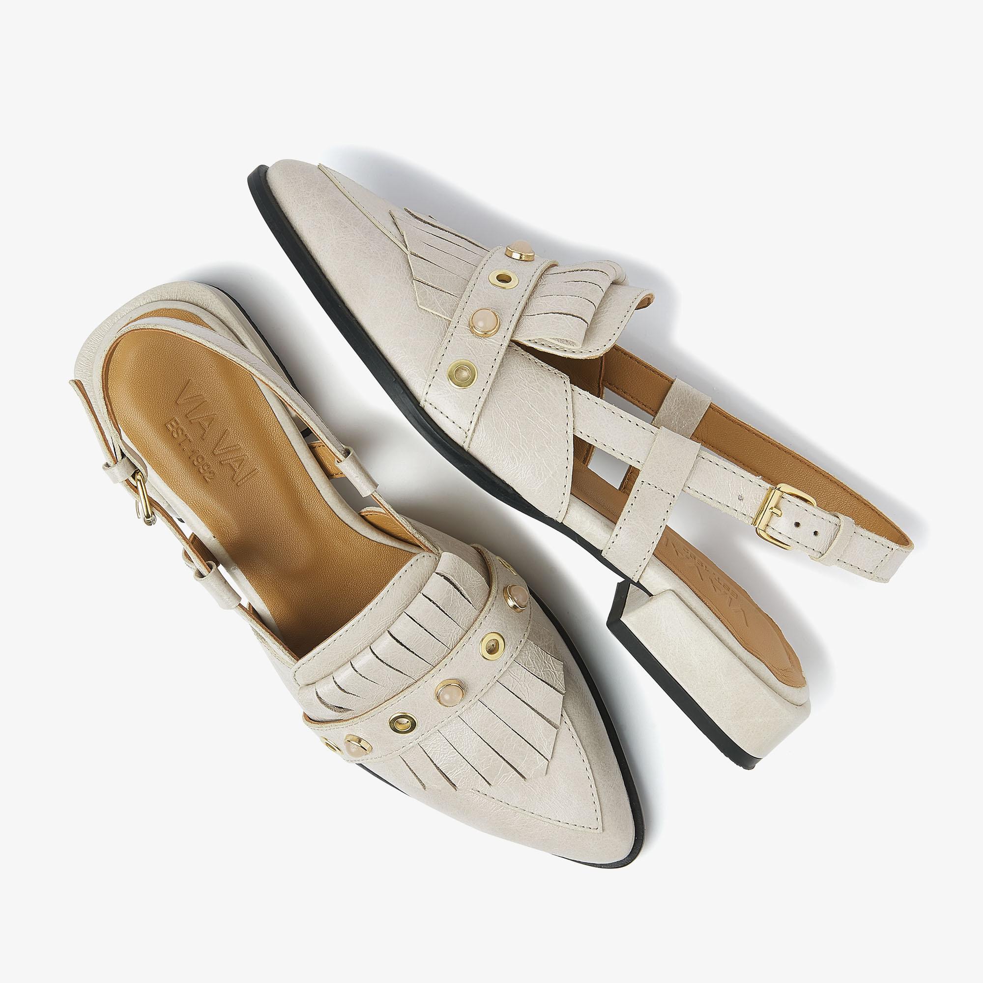 Via Vai VIA VAI Slingbacks Jazz Tammi 62210-01-946 Beige