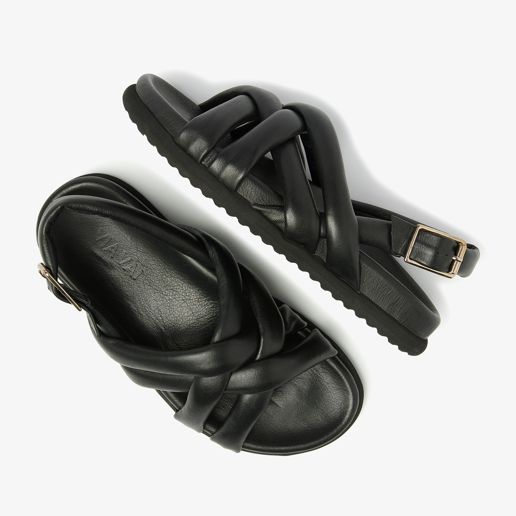 Via Vai VIA VAI Slipper Candy Kriss 60023-01-1129 Zwart