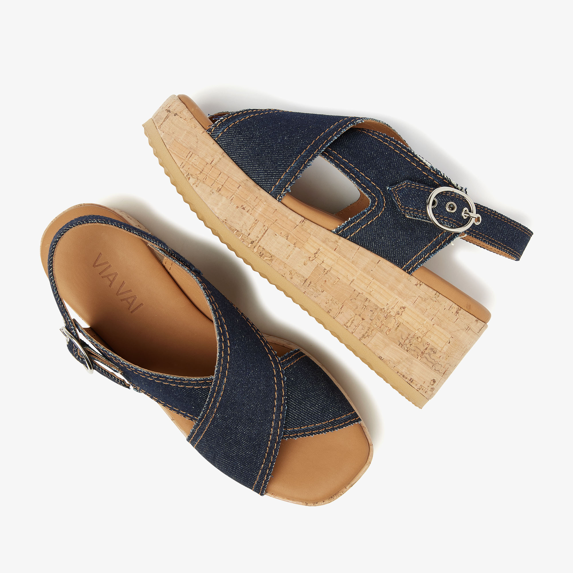 Via Vai VIA VAI Sandaal Sissel Capri 62080-01-603 Blauw