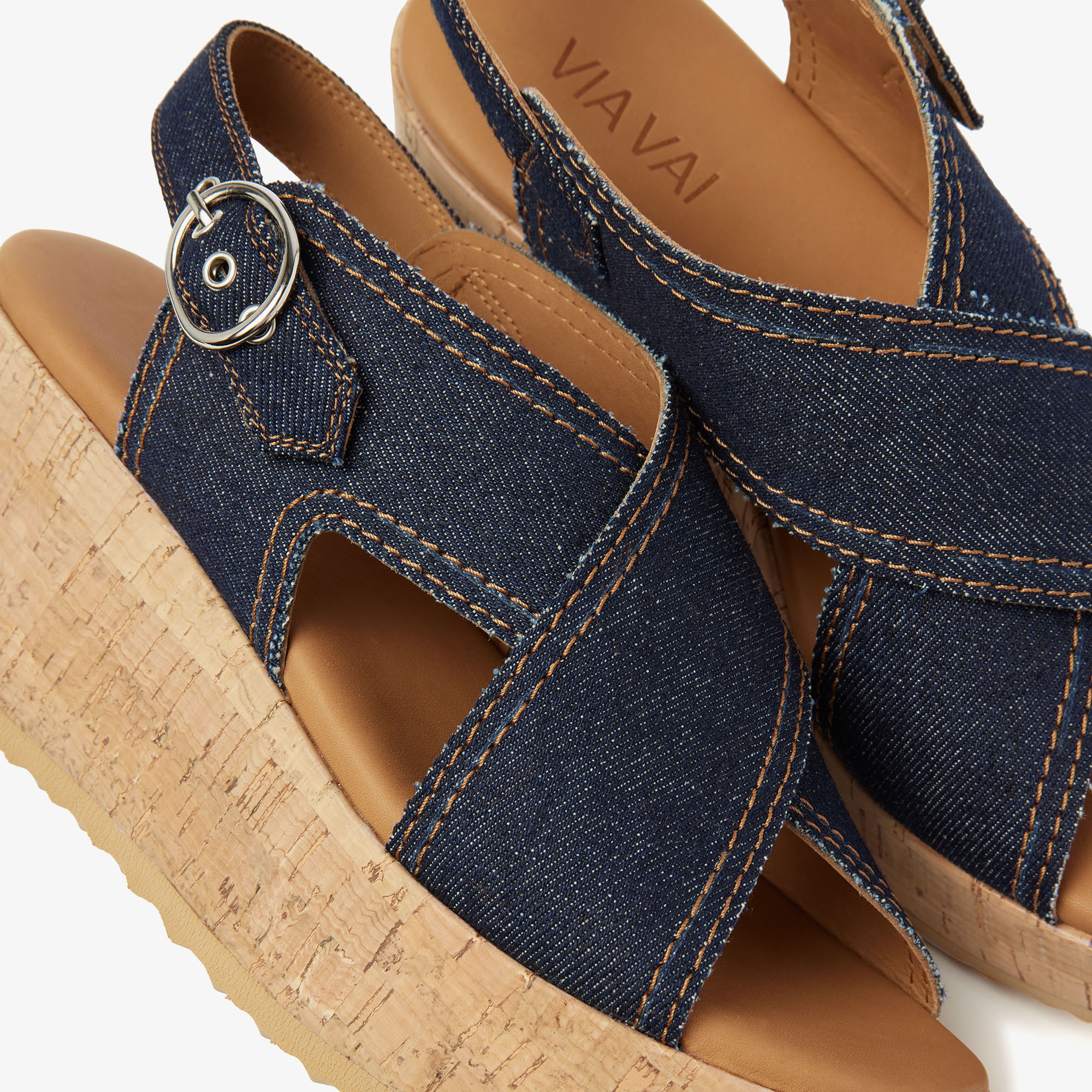 Via Vai VIA VAI Sandaal Sissel Capri 62080-01-603 Blauw