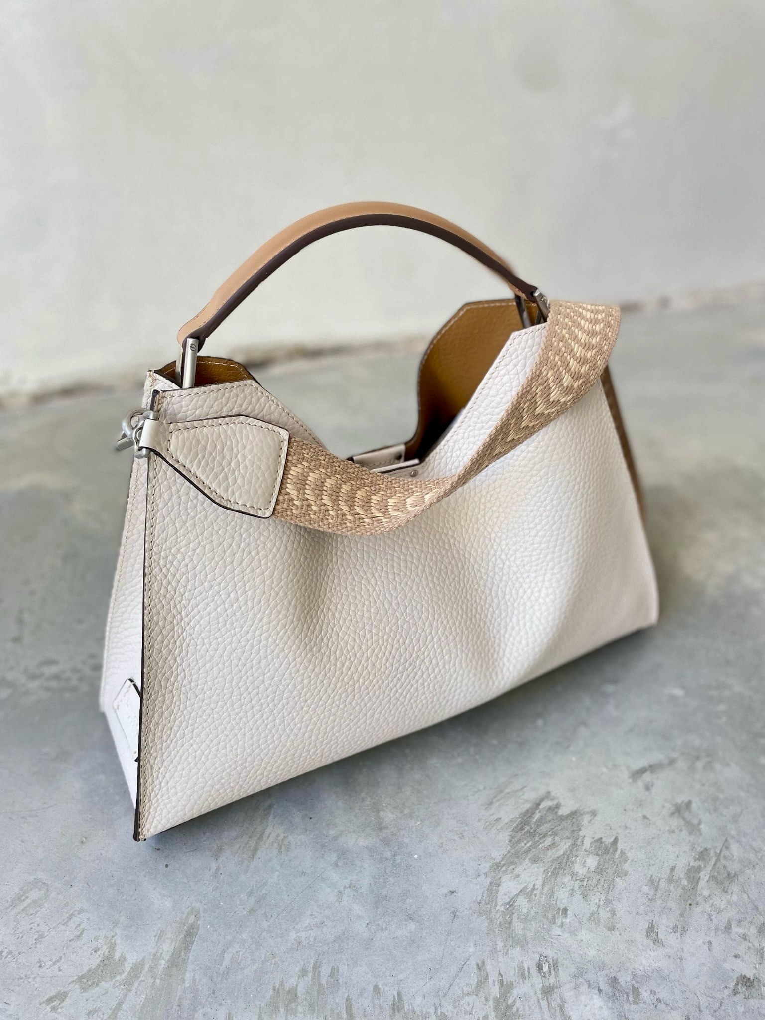 Gianni Chiarini Gianni Chiarini Tas Aurora 10566 Crème