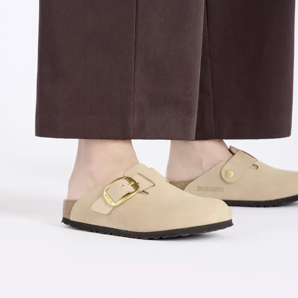 Birkenstock Birkenstock Klomp Boston Big Buckle 1028052 Licht Bruin