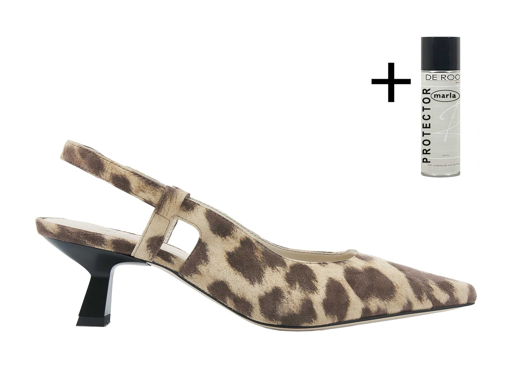 Via Vai VIA VAI Slingback Suzy Aliya 62041-09-315 Luipaard