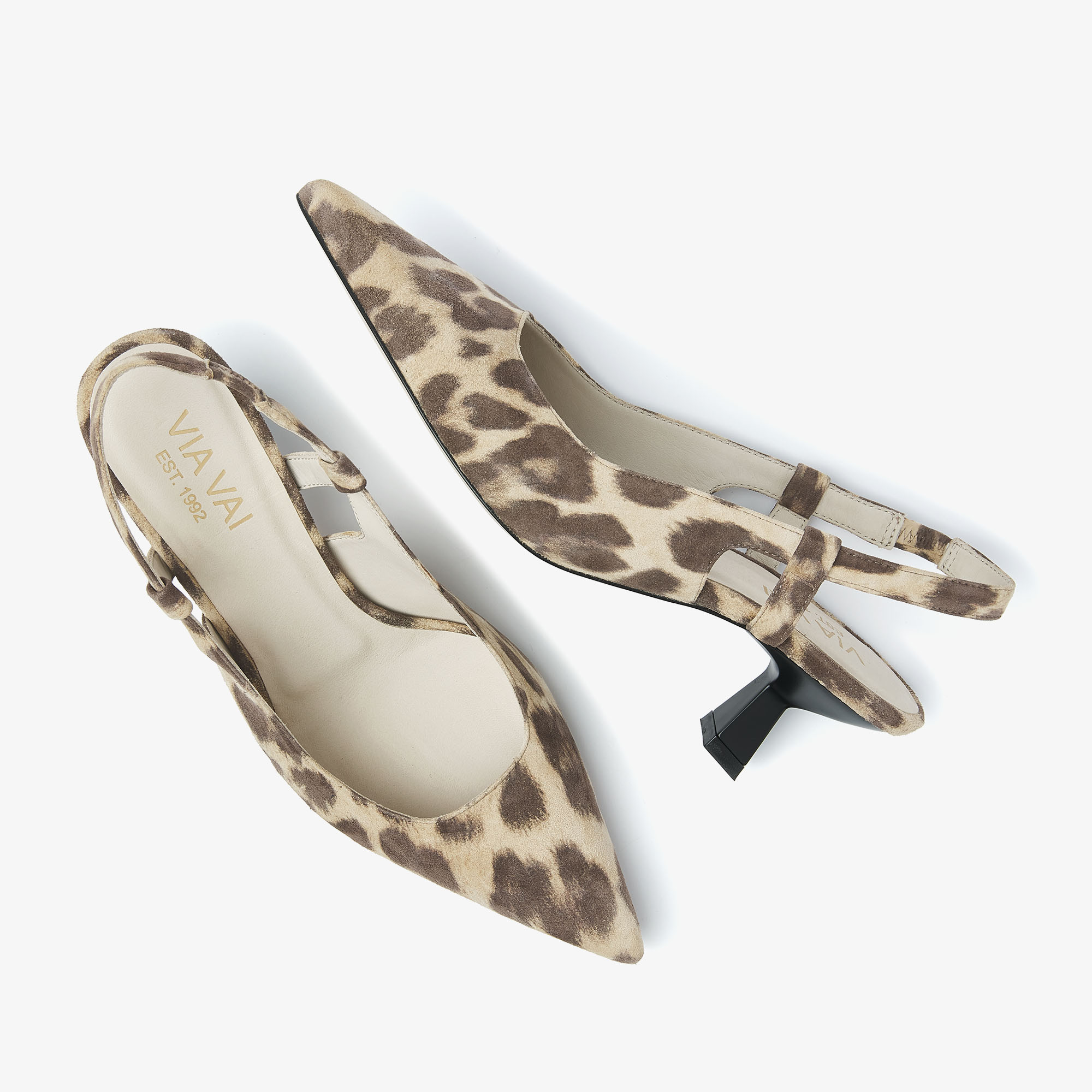 Via Vai VIA VAI Slingback Suzy Aliya 62041-09-315 Luipaard