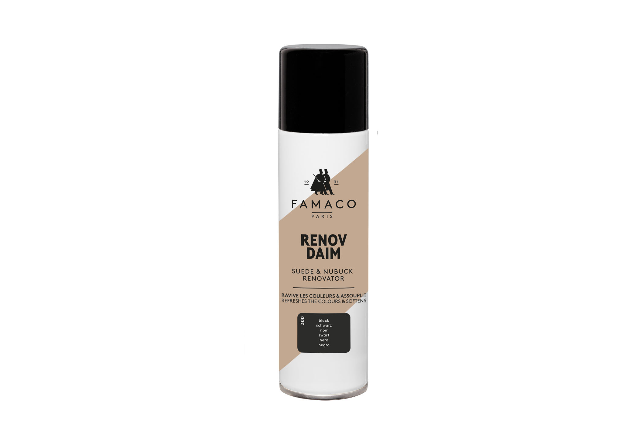 Famaco Famaco Renov Daim Suede & Nubuck Zwart