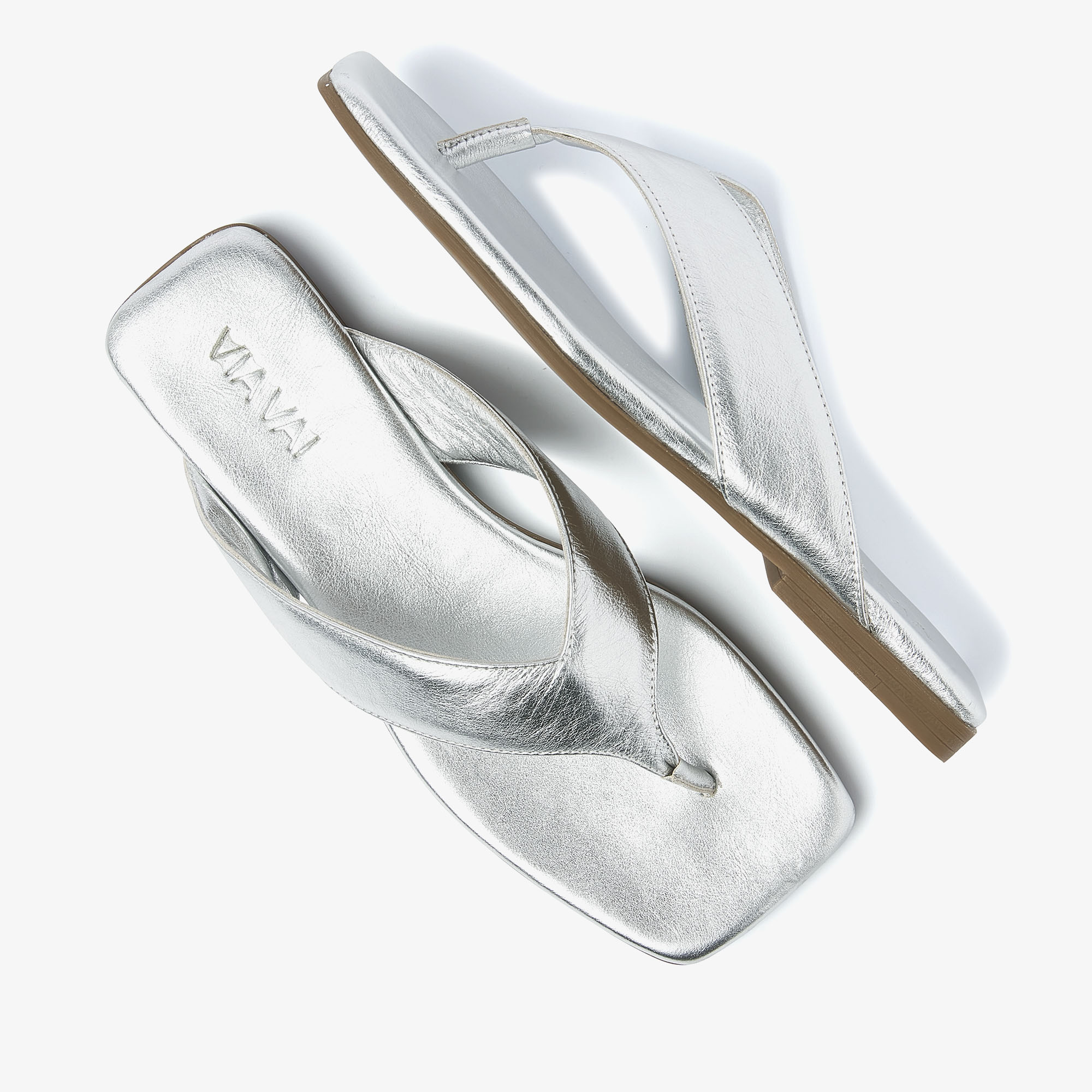 Via Vai VIA VAI Slipper Kiki Berry 62259-02-224 Zilver