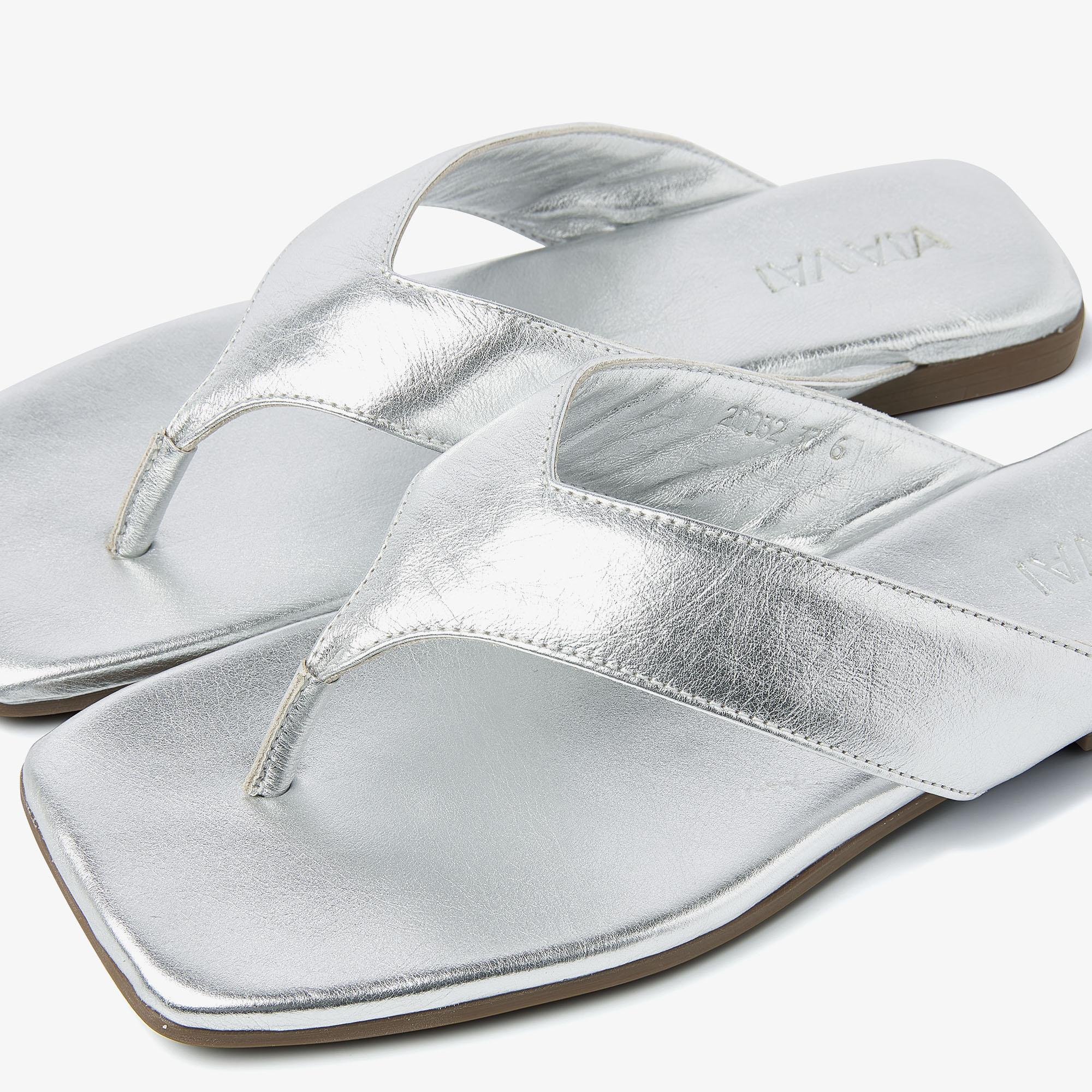Via Vai VIA VAI Slipper Kiki Berry 62259-02-224 Zilver