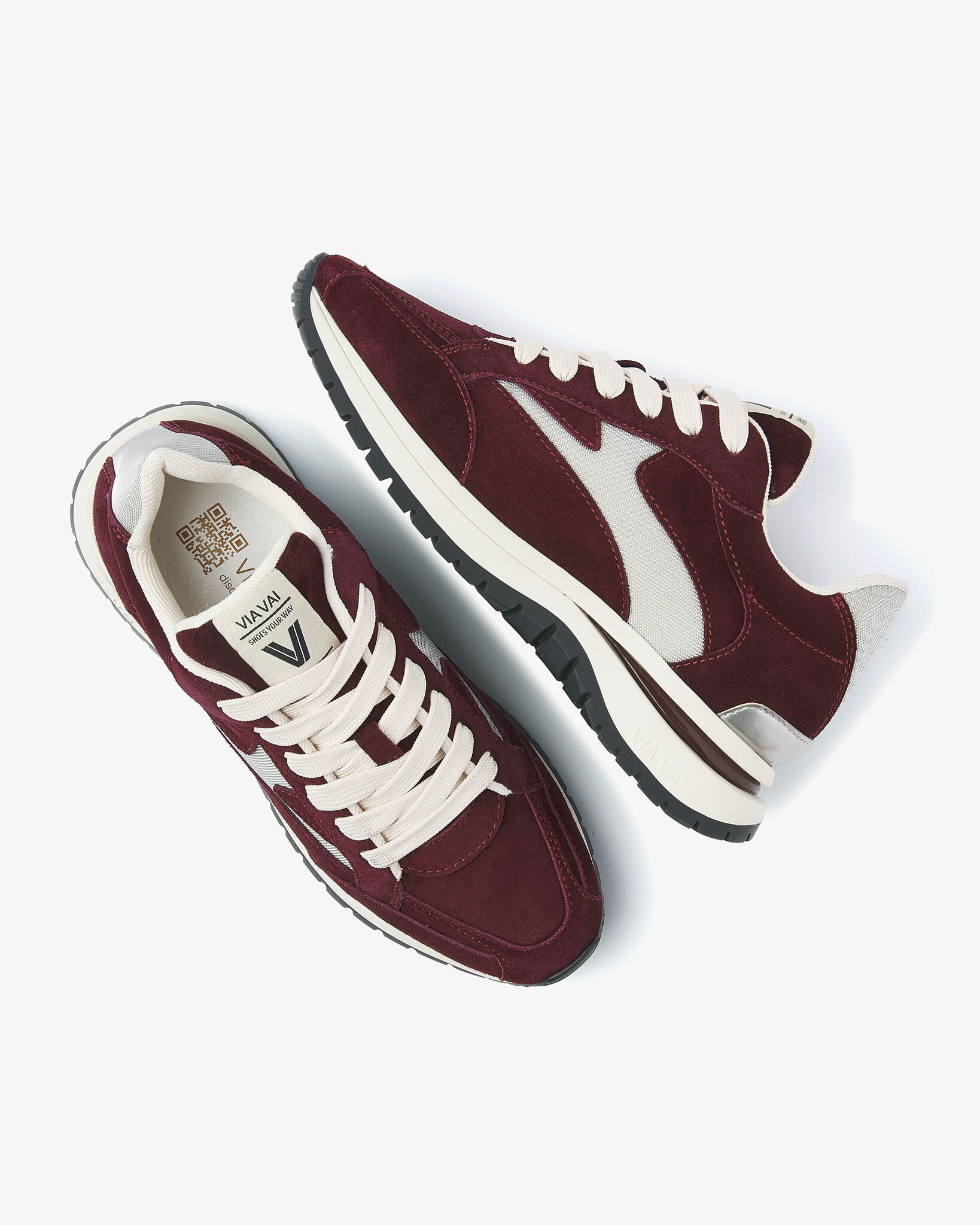 Via Vai VIA VAI Sneakers Usher Riggs 62343-01-1302 Bordeaux