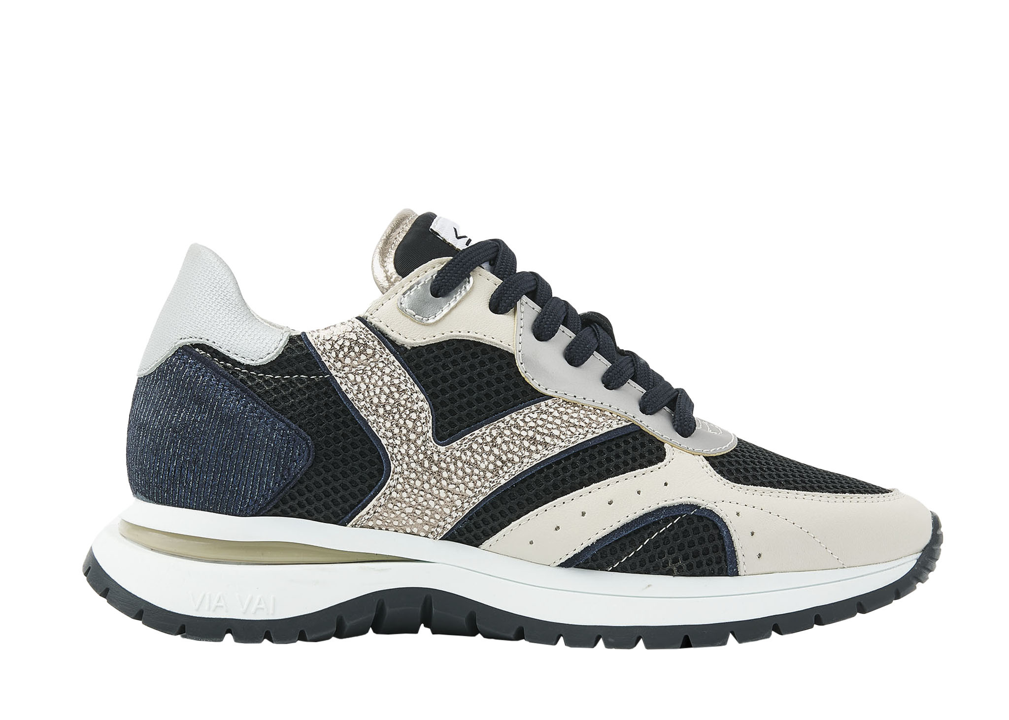 Via Vai VIA VAI Sneakers Usher Elliot  62261-01-900 Zwart