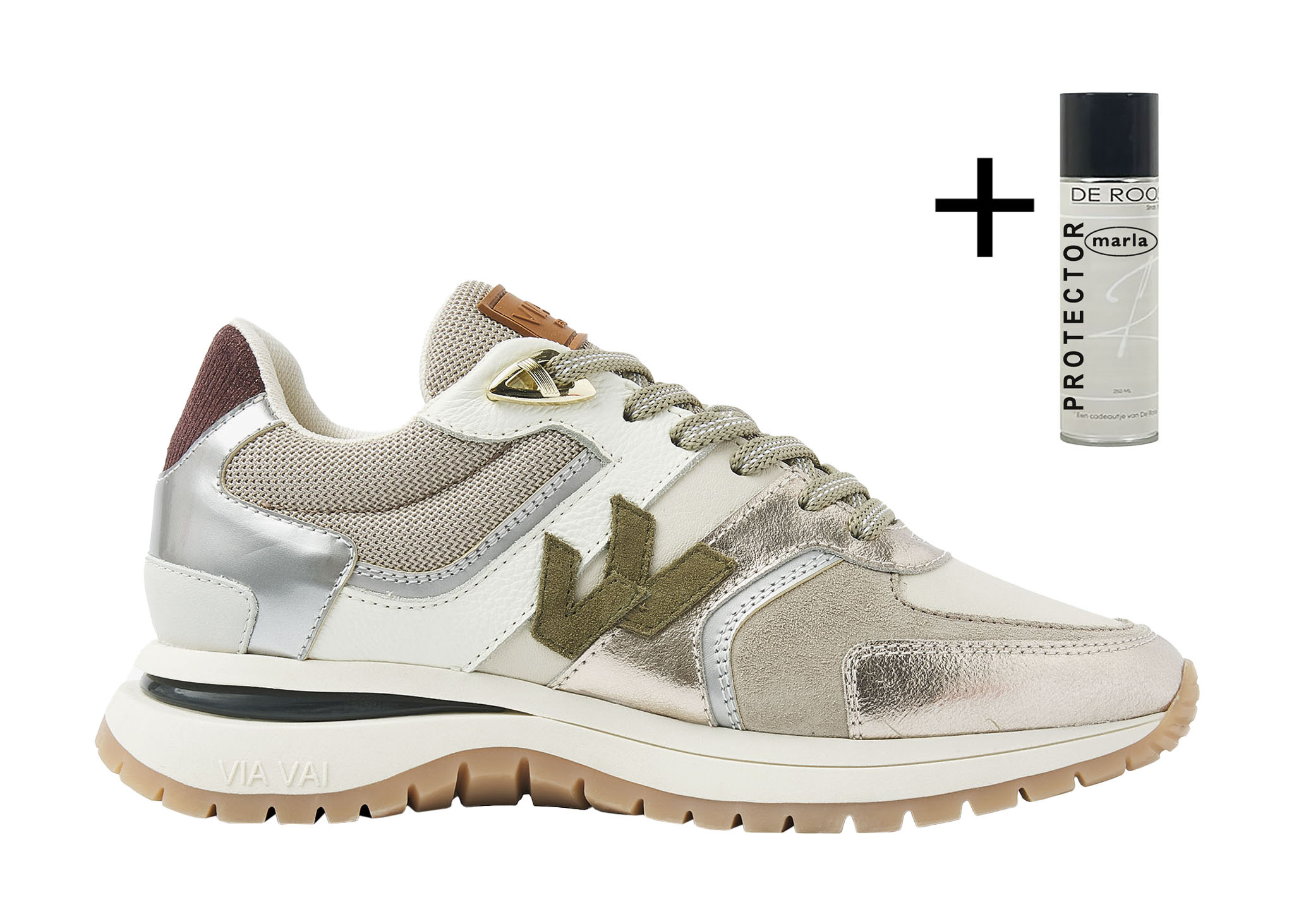 Via Vai VIA VAI Sneakers Usher Davina 62329-01-204 Beige