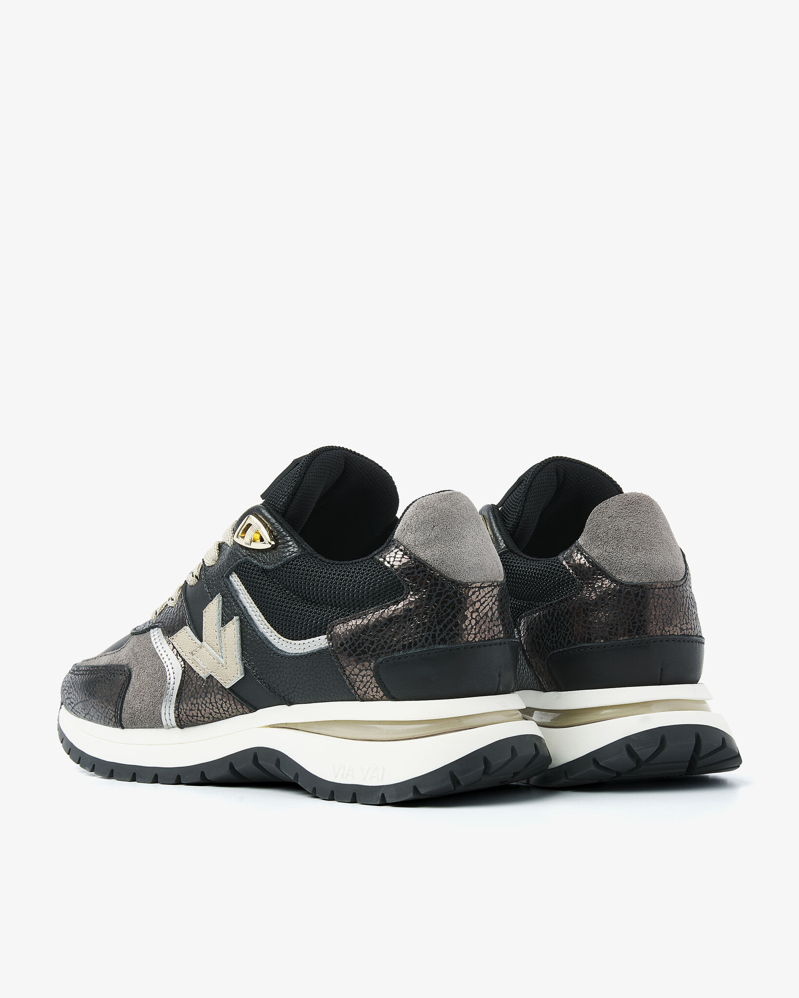 Via Vai VIA VAI Sneakers Usher Davina 62329-02-900 Zwart