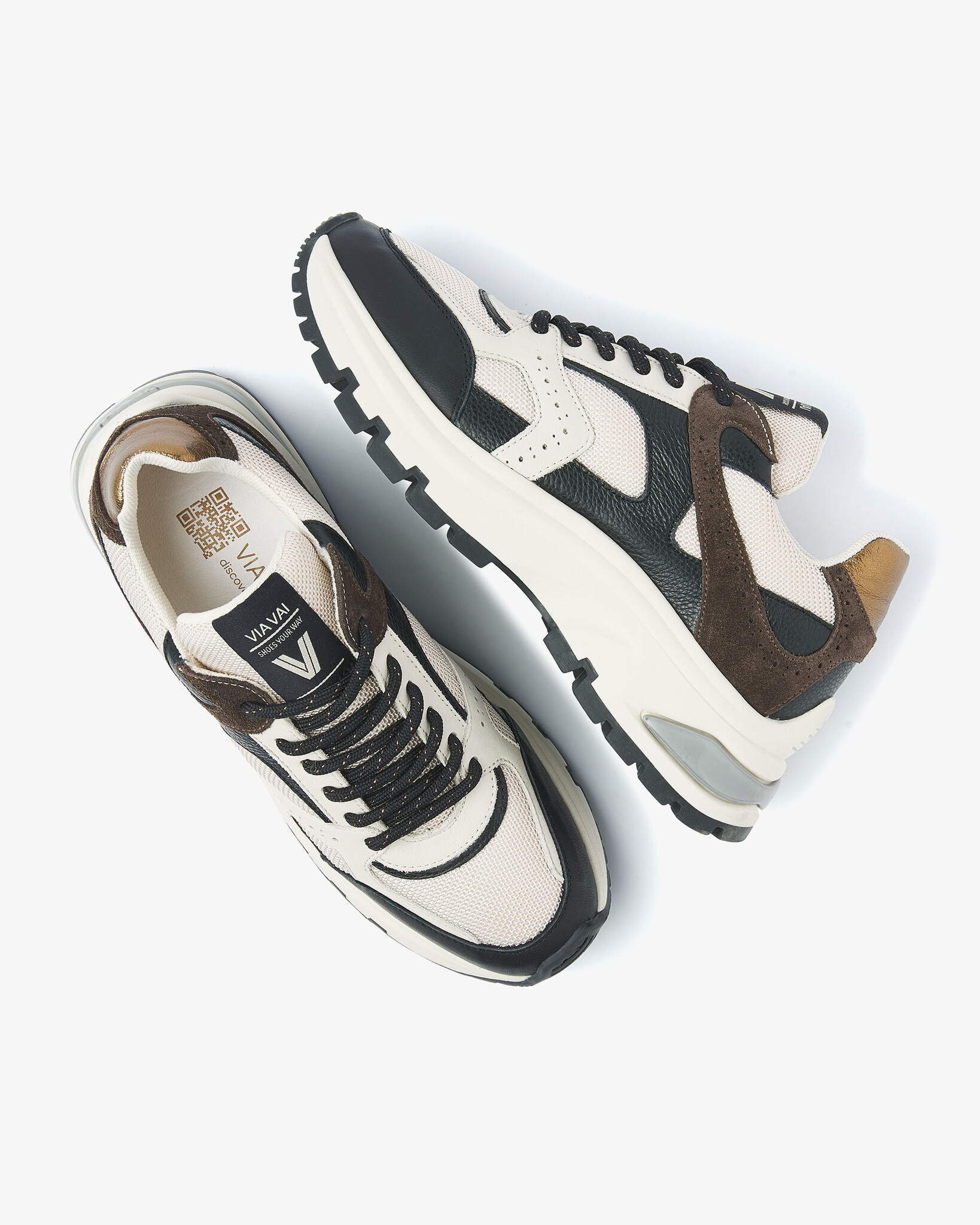 Via Vai VIA VAI Sneakers Liz Curtis 62319-01-900 Zwart Multi