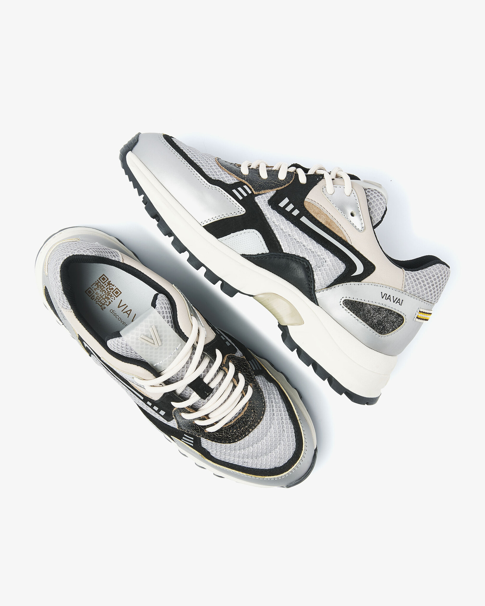 Via Vai VIA VAI Sneakers Danae Noah 62222-04-224 Zilver