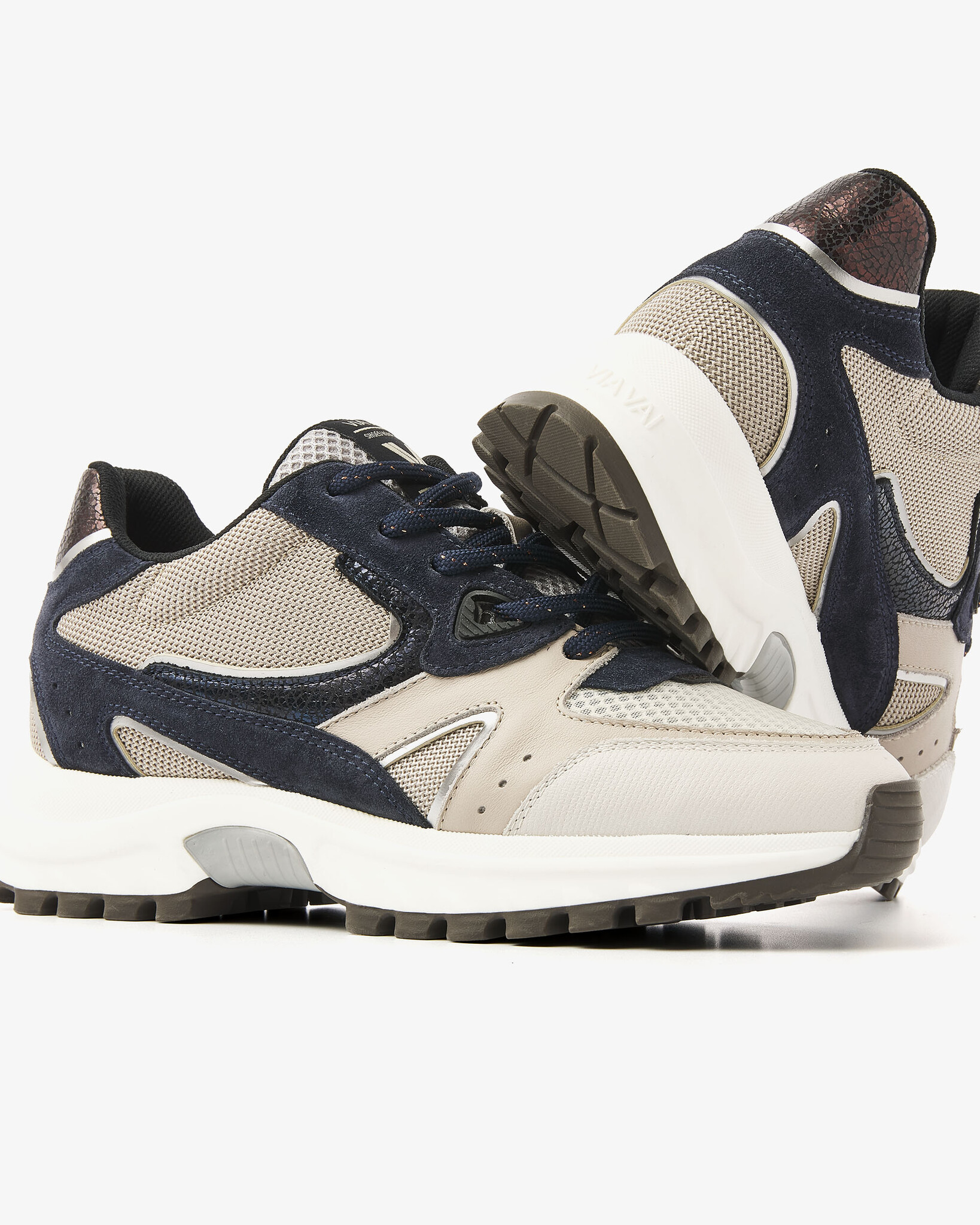 Via Vai VIA VAI Sneakers Danae Vicky 62297-03-603 Blauw / Beige