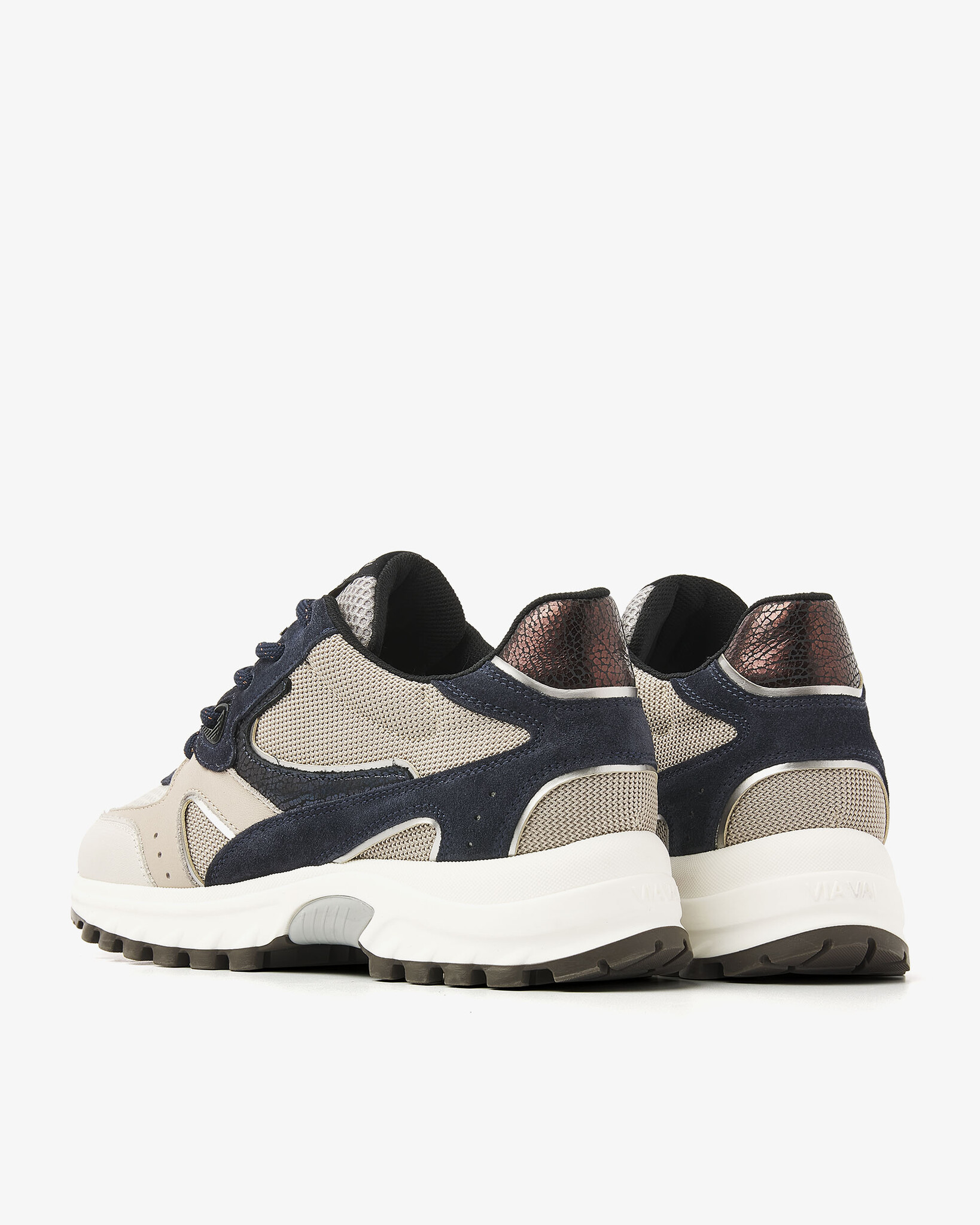 Via Vai VIA VAI Sneakers Danae Vicky 62297-03-603 Blauw / Beige