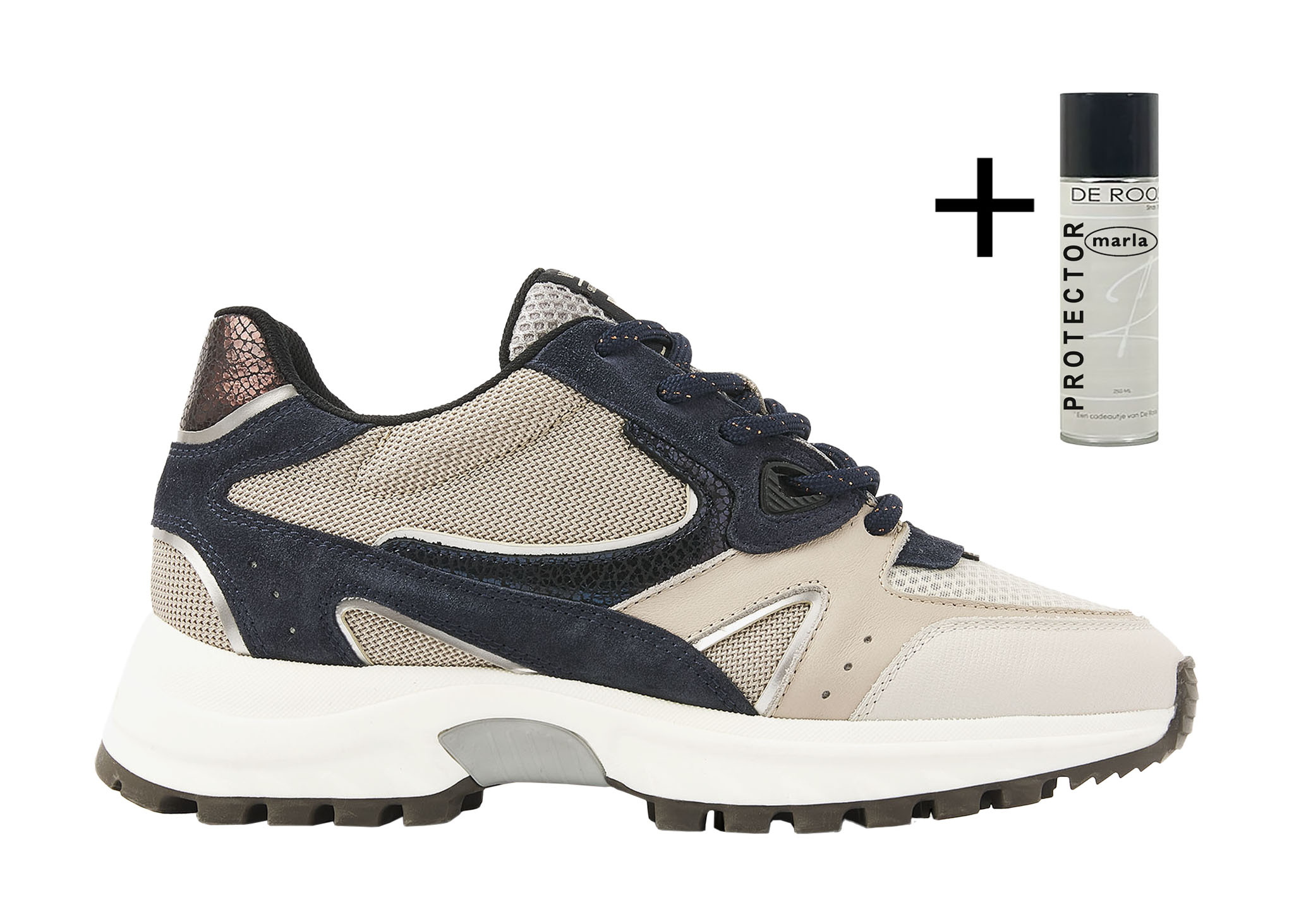 Via Vai VIA VAI Sneakers Danae Vicky 62297-03-603 Blauw / Beige