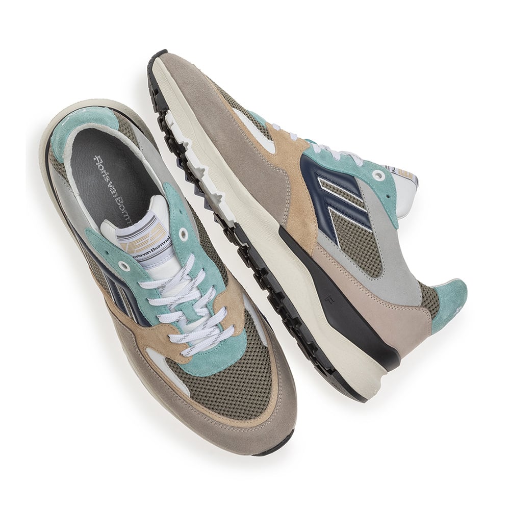 Floris van Bommel Floris van Bommel Sneaker De Treener 01.01 Licht Blauw