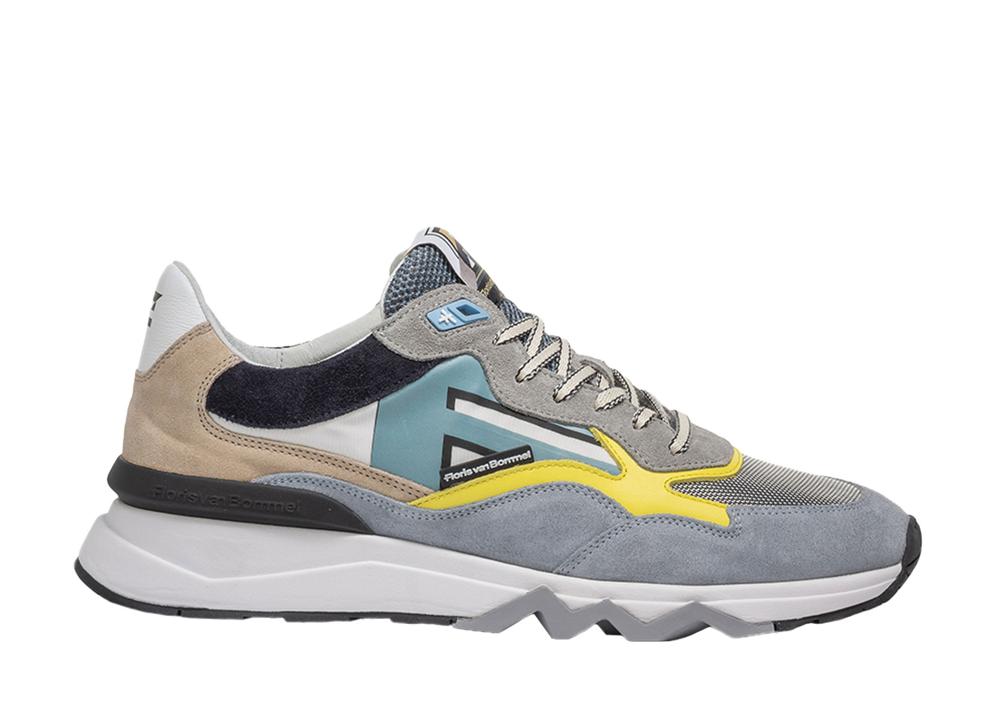 Floris van Bommel Floris van Bommel Sneaker De Zager 02.66 Licht Blauw