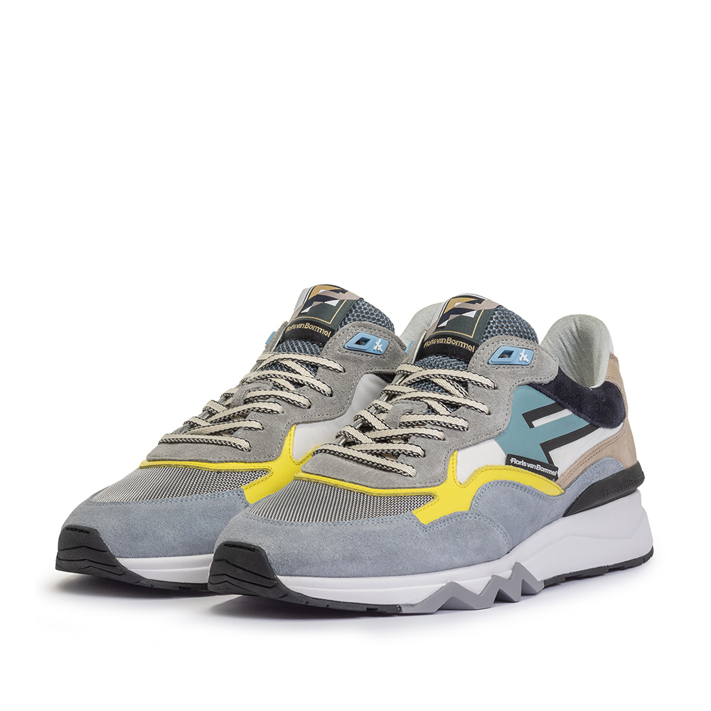 Floris van Bommel Floris van Bommel Sneaker De Zager 02.66 Licht Blauw