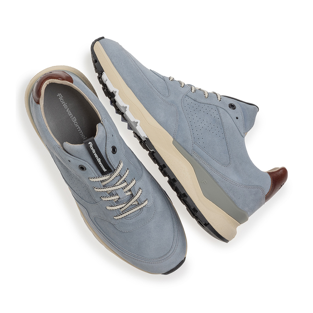 Floris van Bommel Floris van Bommel Sneaker Treener 02.02 Licht Blauw