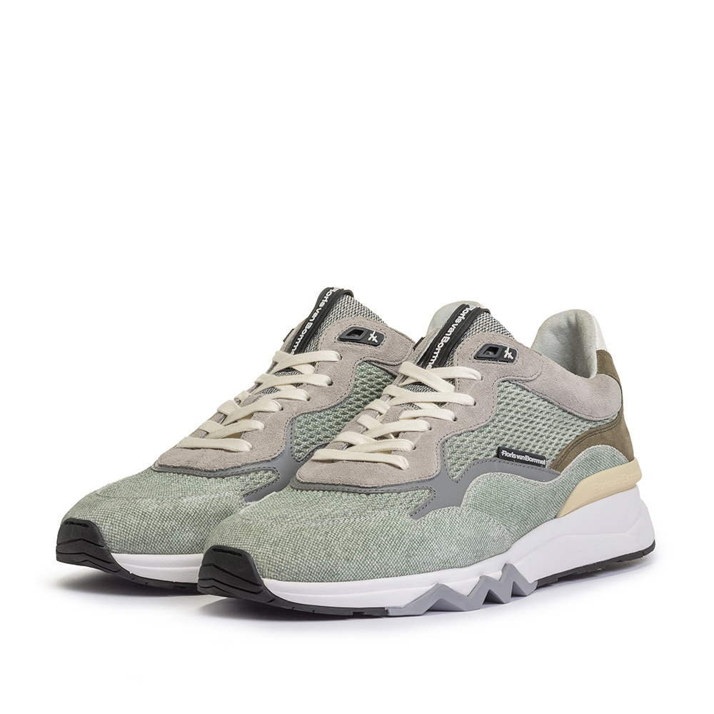 Floris van Bommel Floris van Bommel Sneaker De Zager 02.55 Licht Groen
