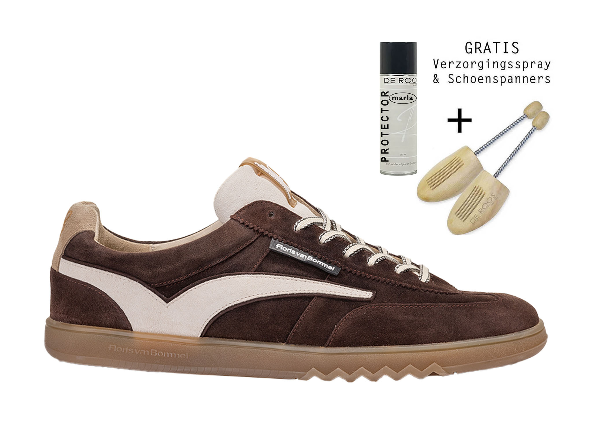Floris van Bommel Floris van Bommel Sneaker De Zaler 01.13 Donker Bruin
