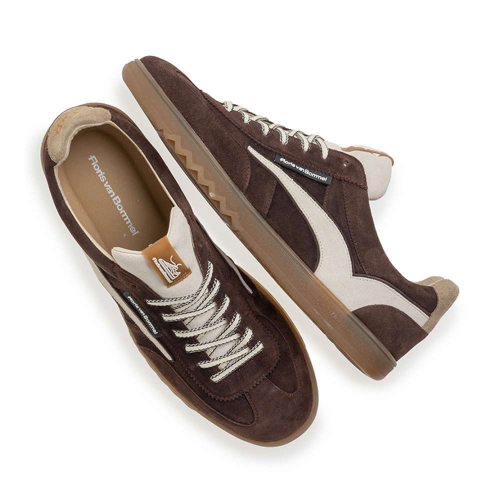 Floris van Bommel Floris van Bommel Sneaker De Zaler 01.13 Donker Bruin