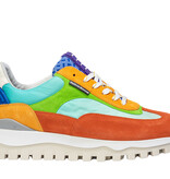 Floris van Bommel Floris van Bommel Sneaker De Grommer 07.01 Oranje Multi