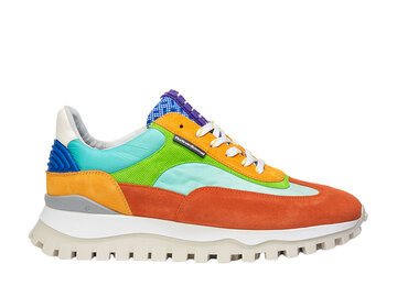 Floris van Bommel Floris van Bommel Sneaker De Grommer 07.01 Oranje Multi