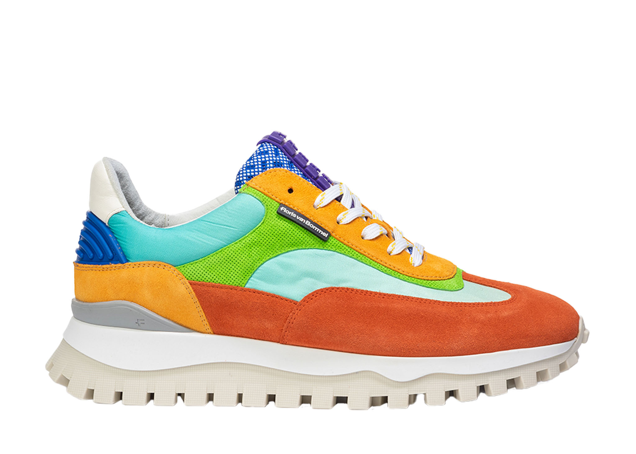 Floris van Bommel Floris van Bommel Sneaker De Grommer 07.01 Oranje Multi