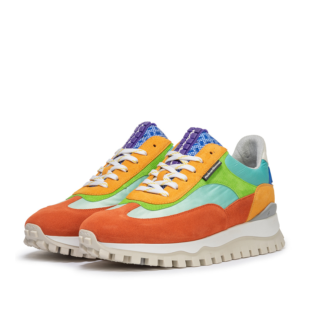 Floris van Bommel Floris van Bommel Sneaker De Grommer 07.01 Oranje Multi