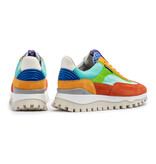 Floris van Bommel Floris van Bommel Sneaker De Grommer 07.01 Oranje Multi
