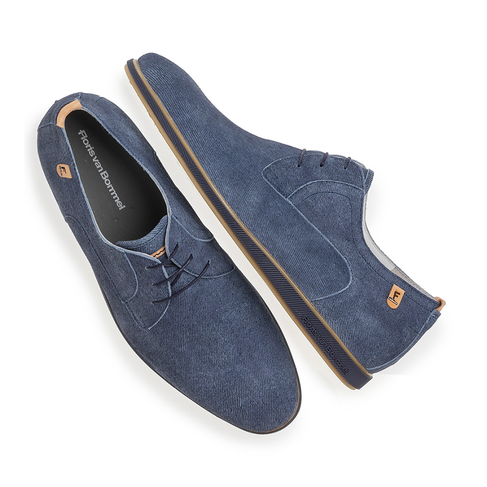 Floris van Bommel Floris Van Bommel Veterschoen Presli 02.46 Blauw