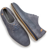 Floris van Bommel Floris Van Bommel Veterschoen Presli 02.38 Licht Blauw
