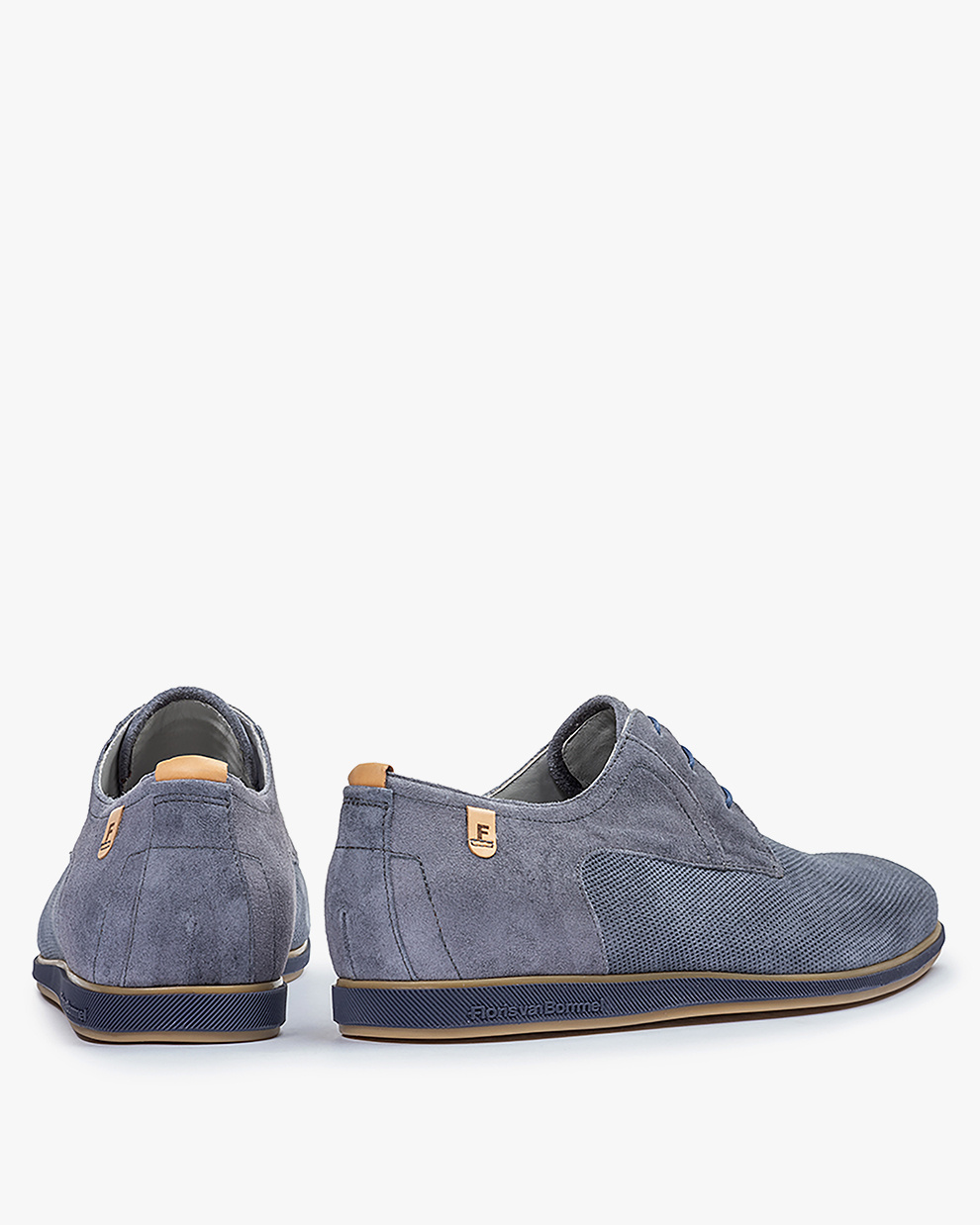 Floris van Bommel Floris Van Bommel Veterschoen Presli 02.38 Licht Blauw