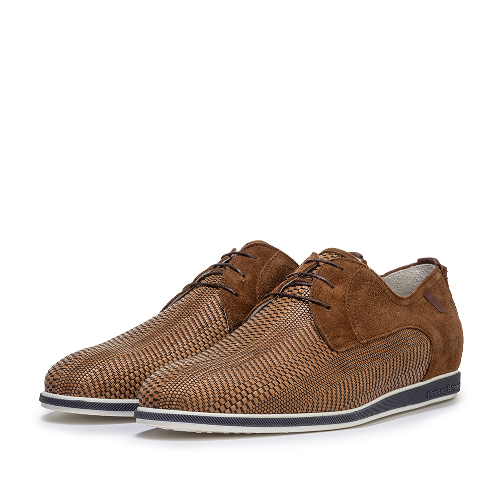 Floris van Bommel Floris Van Bommel Veterschoen Presli 02.49 Cognac