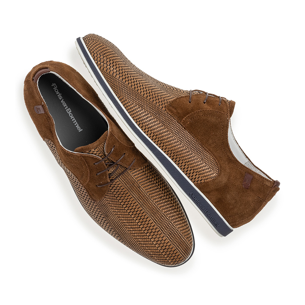 Floris van Bommel Floris Van Bommel Veterschoen Presli 02.49 Cognac