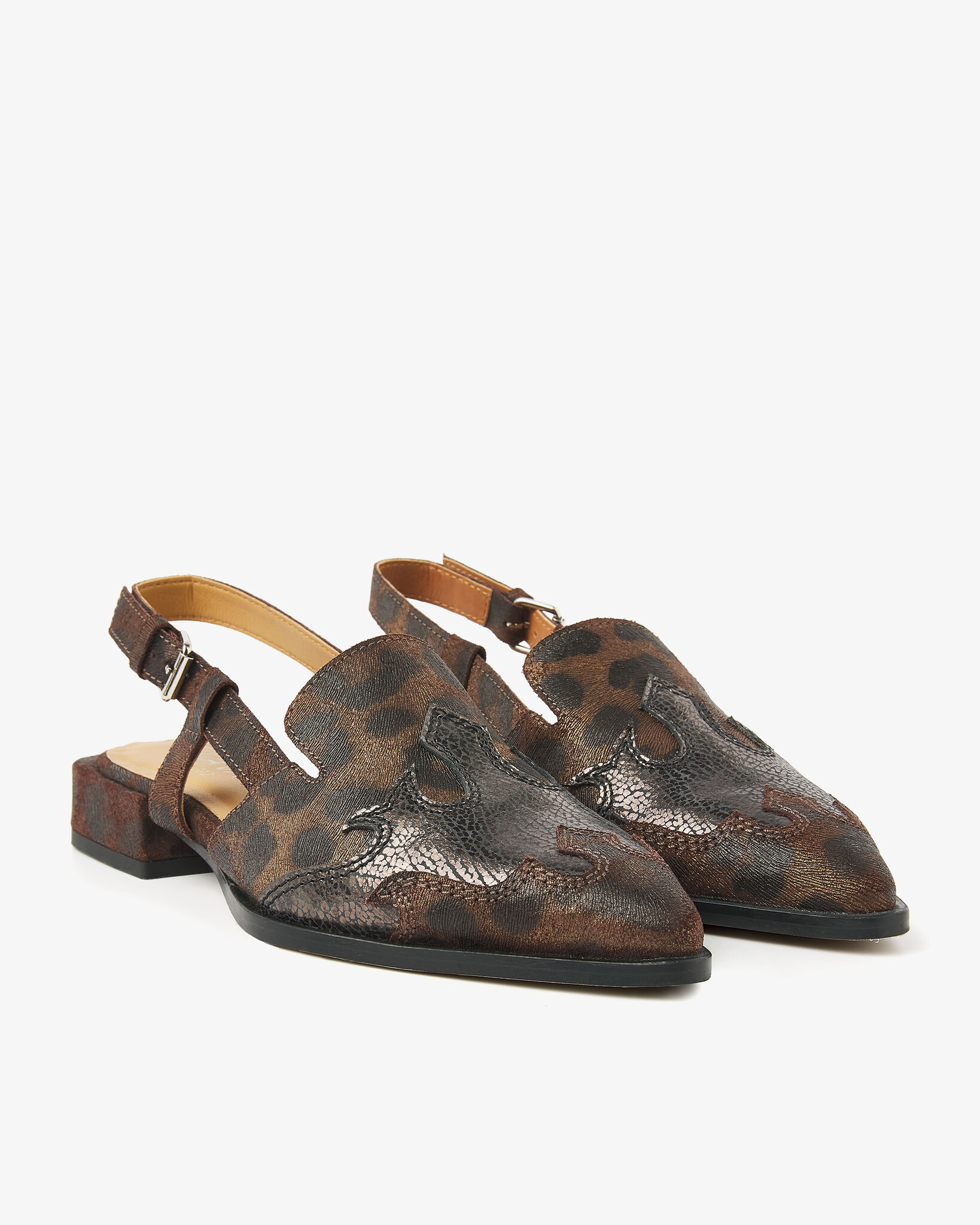 Via Vai VIA VAI Slingbacks Jazz Vaienna 62233-03-1301 Luipaard