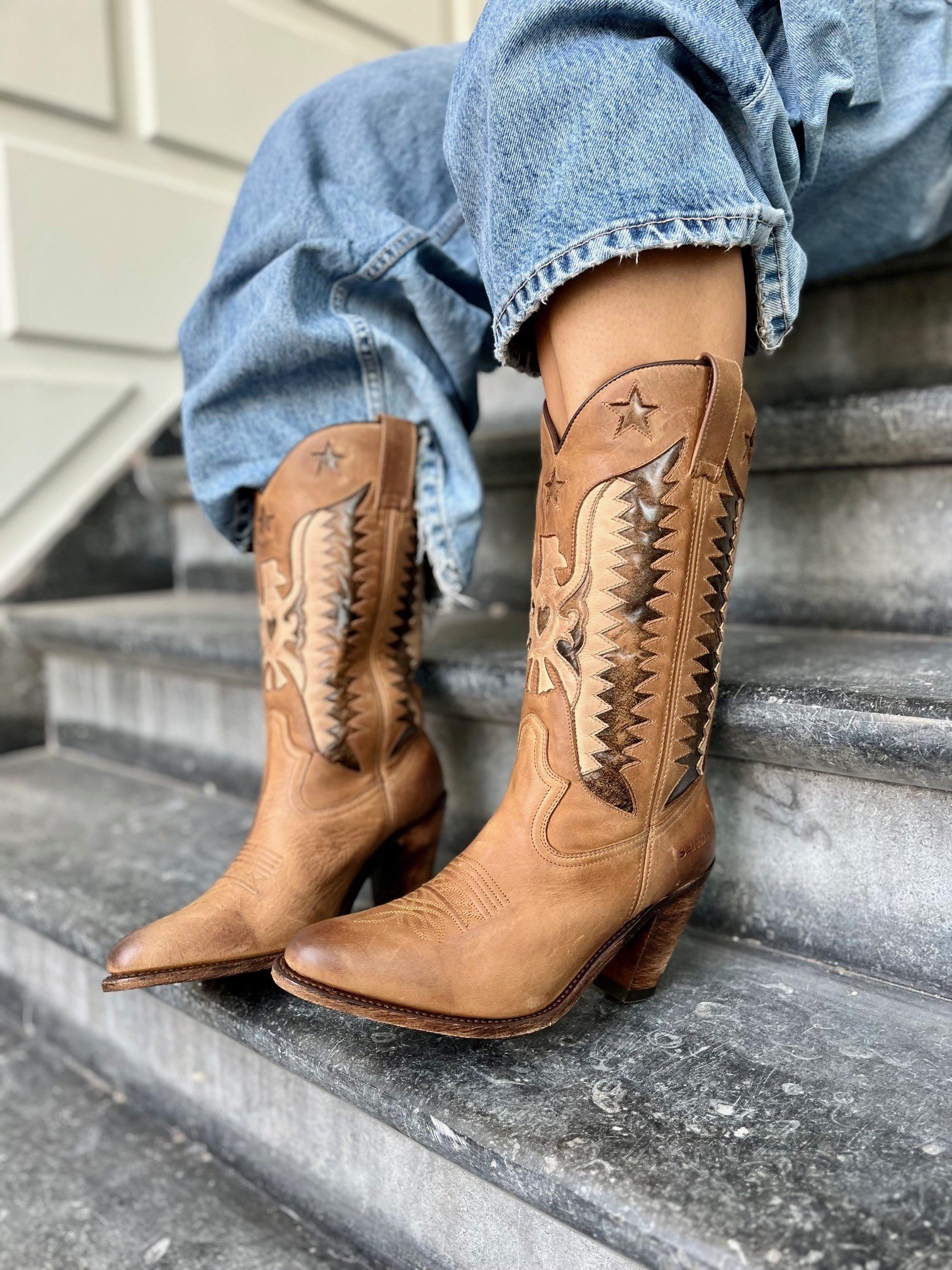 Sendra Sendra Western Boots 14145 Bruin