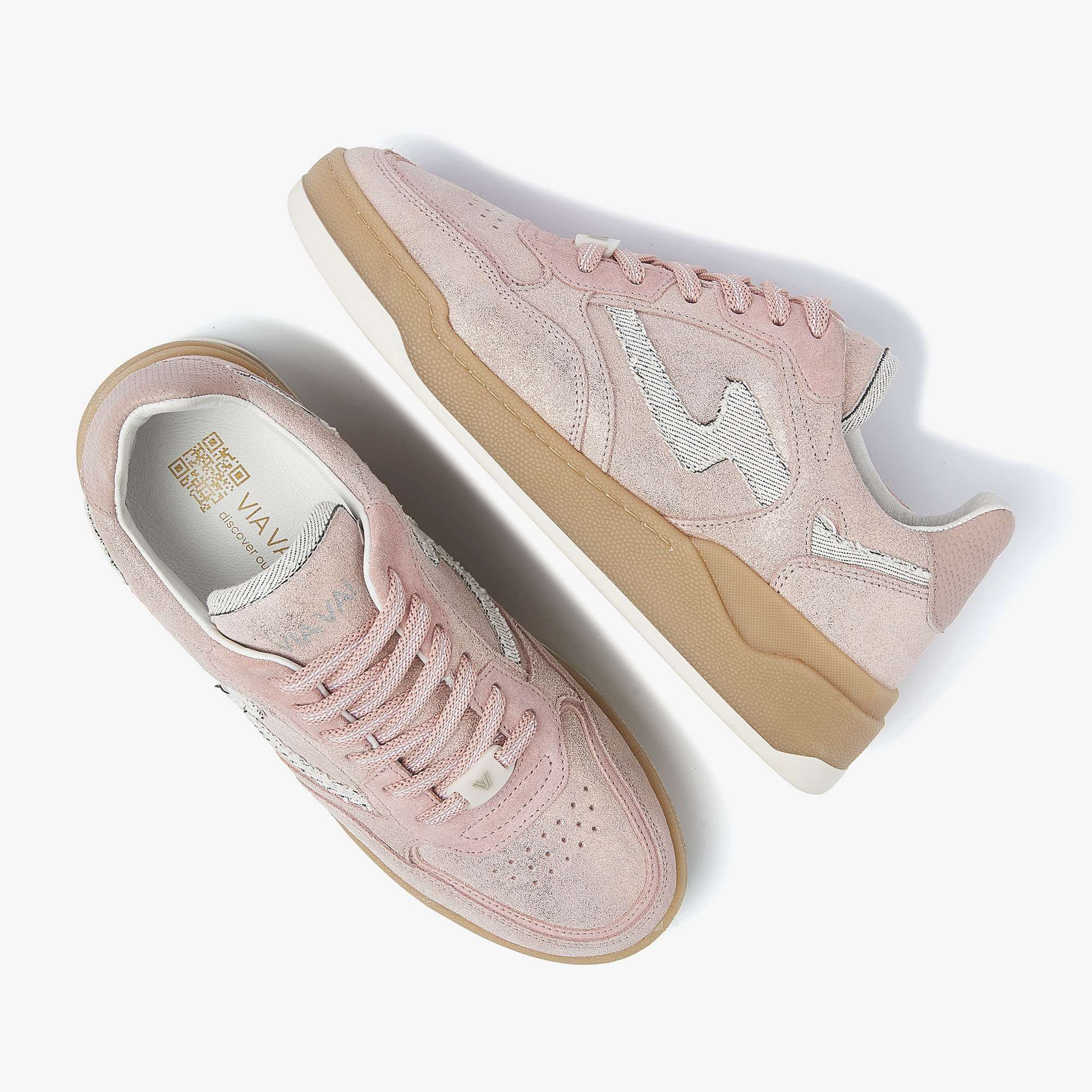 Via Vai VIA VAI Sneakers Sam Levi 62026-12-1215 Roze