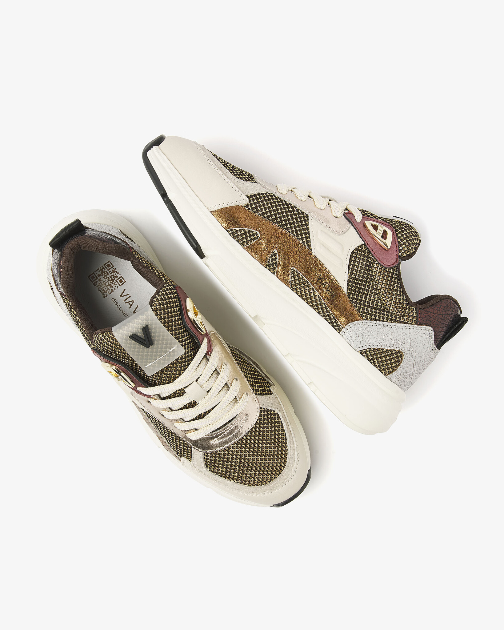 Via Vai VIA VAI Sneakers Vic Harmony 62341-01-200 Beige