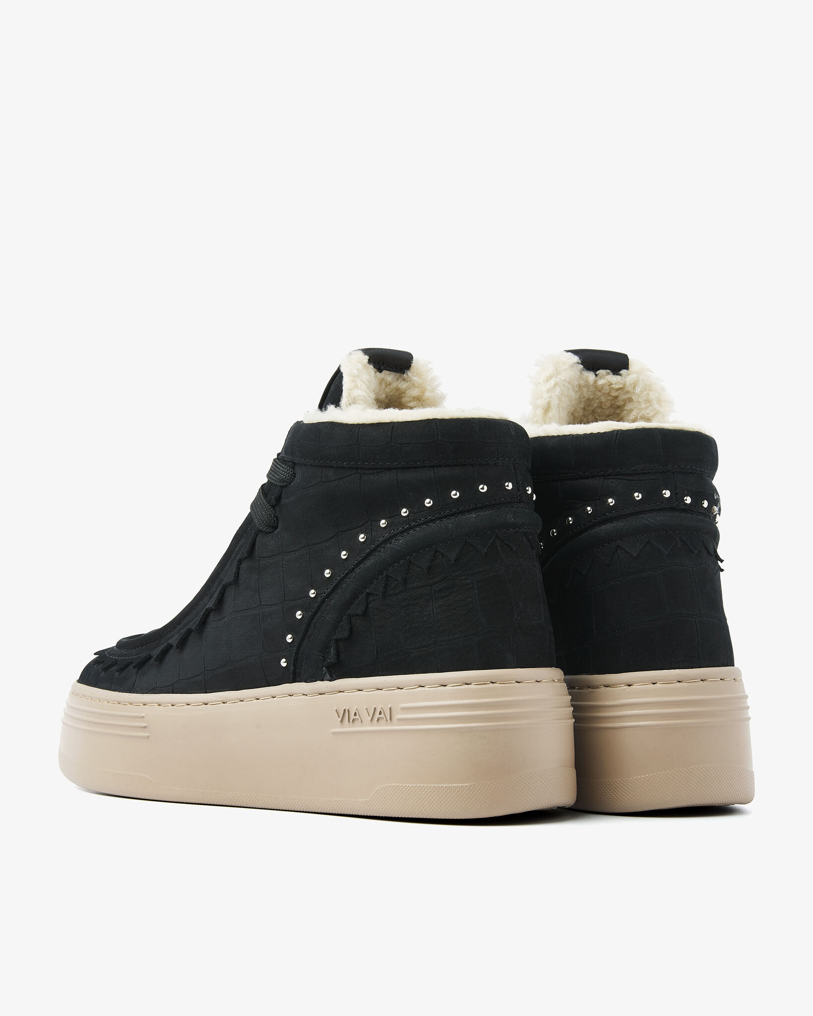 Via Vai VIA VAI Veterboots Isa Callum 62337-02-900 Zwart