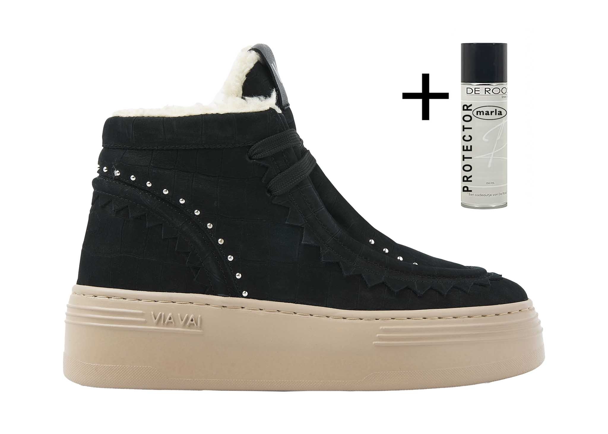 Via Vai VIA VAI Veterboots Isa Callum 62337-02-900 Zwart