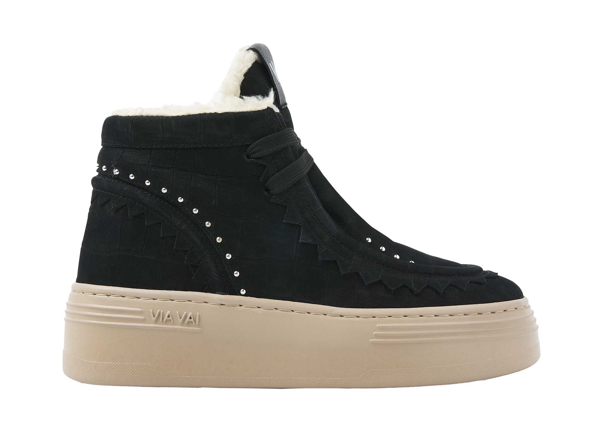 Via Vai VIA VAI Veterboots Isa Callum 62337-02-900 Zwart