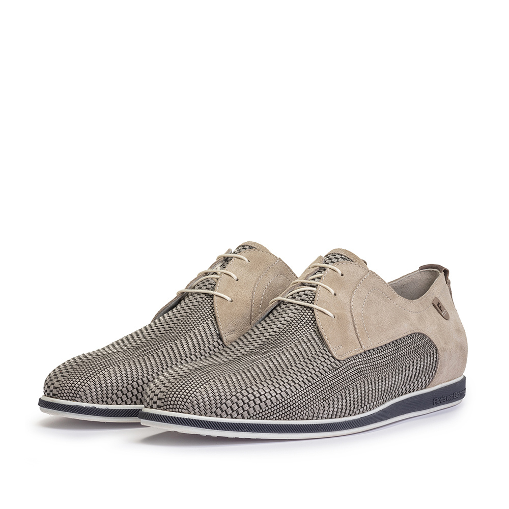 Floris van Bommel Floris Van Bommel Veterschoen Presli 02.48 Beige