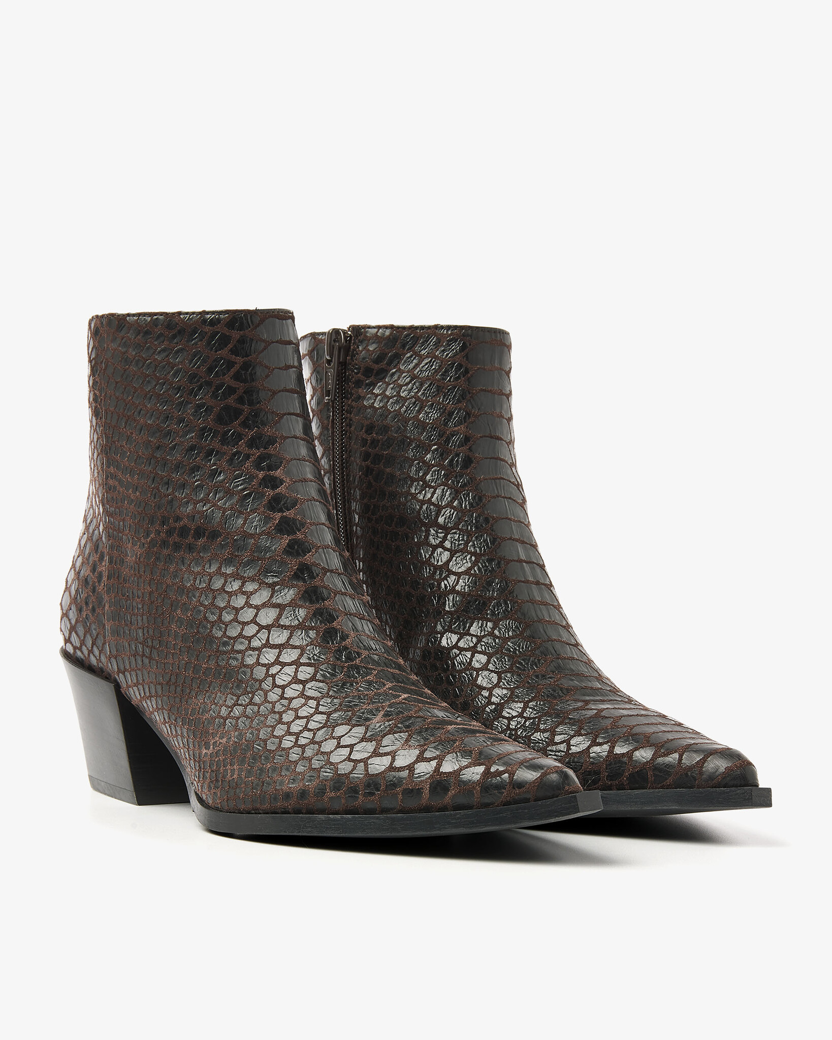 Via Vai VIA VAI Enkellaarsje Kate Malina 62332-01-307 Bruin Slang